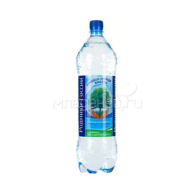 Вода минеральная Родники России 1,5 л Негазированная 1,5 л (пластик) 0