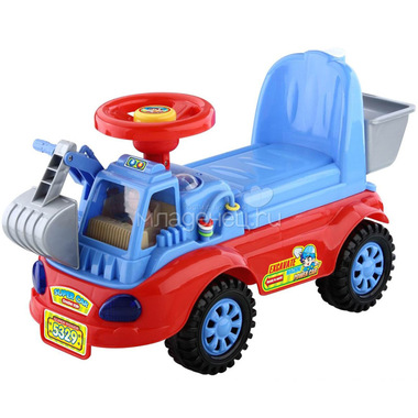 Каталка ToysMax Экскаватор Красный 0
