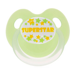 Пустышка Bibi Dental BasicCare SuperStar Green (с 6 мес)