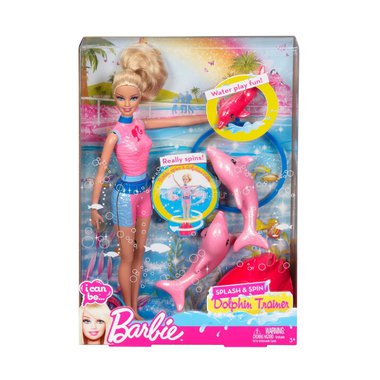 Кукла Barbie Мини русалочки + морские питомцы Серия Жемчужная принцесса С дельфином 0