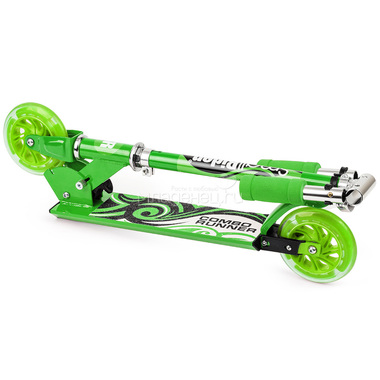 Самокат 2в1 Small Rider Combo Runner с лыжами и колесами Зеленый 4
