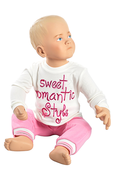 Комплект одежды Estella для девочки, брюки, толстовка, кофта, цвет - Розовый  2