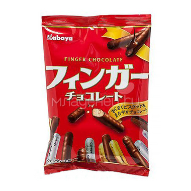 Печенье Kabaya 50 гр Шоколадные пальцы (с 3 лет) 0