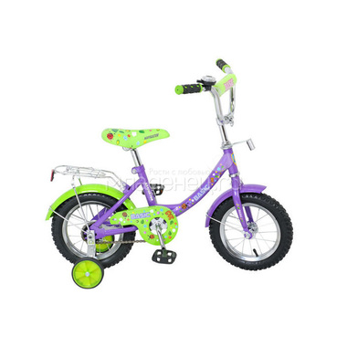 Велосипед 12" Navigator Basic Зеленый/Фиолетовый 0