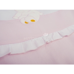 Комплект в кроватку Сонный гномик Пушистик Розовый