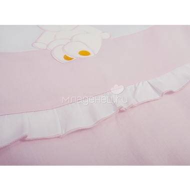 Комплект в кроватку Сонный гномик Пушистик Розовый 4
