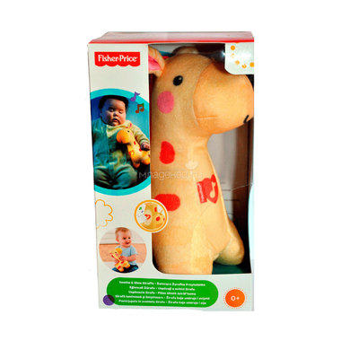Развивающая игрушка Fisher Price Жираф плюшевый со светом и звуком 1