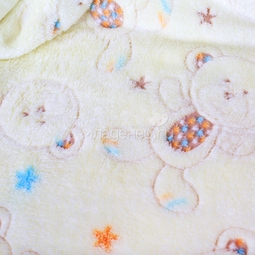 Плед-покрывало Baby Nice Velsoft 100х140 см подарочная упаковка Мишки и Звезды