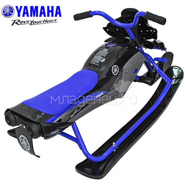 Снегокат YAMAHA YM13001 Apex Snow Bike Titanium Black/Blue 11