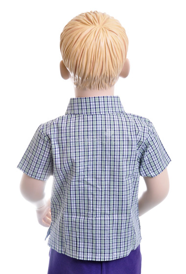 Рубашка Veneya Венейя с коротким рукавом для мальчика  1