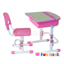 Набор мебели FunDesk Capri парта и стул Pink