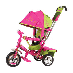 Велосипед Beauty пластиковые колеса Розово-Салатовый