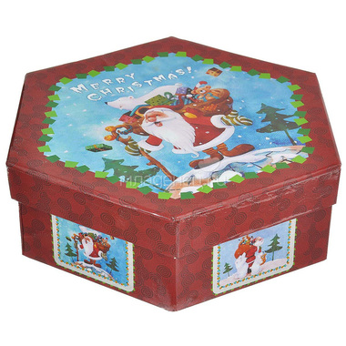 Набор шаров Winter Wings фрости Дед Мороз с подарками 7.5 см 7 штук в подарочной коробке 2