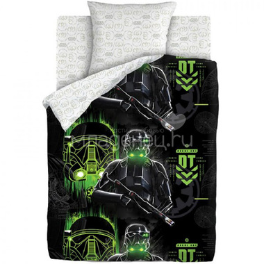 Комплект постельного белья 1,5 поплин Непоседа Star Wars Имперский солдат (изгой) 0