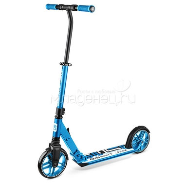 Самокат Small Rider Biskvit Jam Super-Premium 1 с большими колесами и амортизатором Синий 0