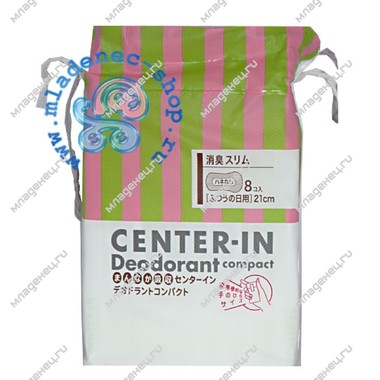Гигиенические прокладки Center-In Deodorant Lite (21 см) 8 шт 0