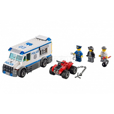 Конструктор LEGO City 60043 Автомобиль для перевозки заключённых 0