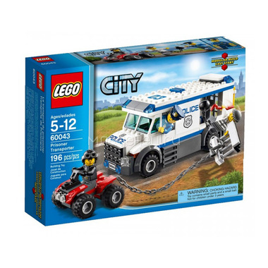 Конструктор LEGO City 60043 Автомобиль для перевозки заключённых 3