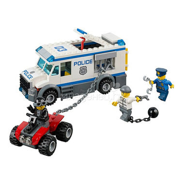 Конструктор LEGO City 60043 Автомобиль для перевозки заключённых 1