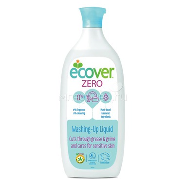 Средство для мытья посуды Ecover 750 мл. Zero 0
