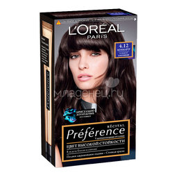 Краска для волос L&#039;Oreal Preference монмартр (тон 4.12)