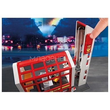 Игровой набор Playmobil Пожарная станция с сигнализацией 5