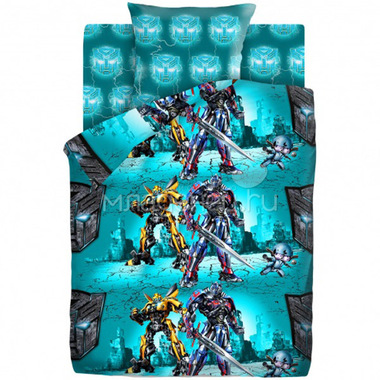 Комплект постельного белья 1,5 хлопок Непоседа Transformers Защитники 0