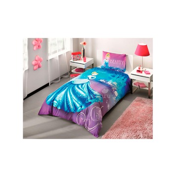 Комплект постельного белья ТАС 1.5 ранфорс Disney Princess Cindrella 0