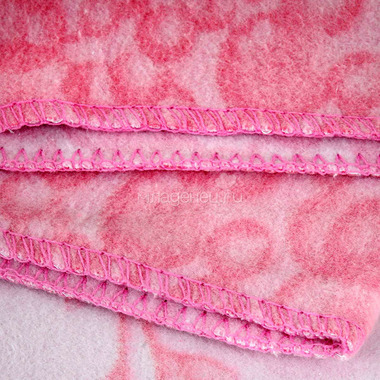 Одеяло Baby Nice байковое 100% хлопок 100х140 Зайка на луне (голубой, розовый, зеленый) 7