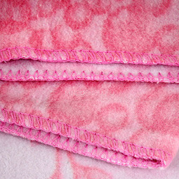 Одеяло Baby Nice байковое 100% хлопок 100х140 Зайка на луне (голубой, розовый, зеленый)