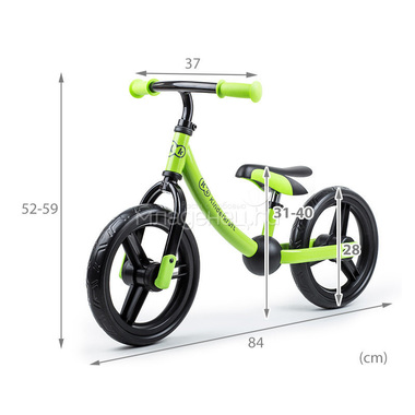 Беговел Kinderkraft Balance bike 2way next с аксессуарами Green 7