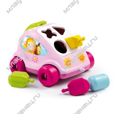 Развивающая игрушка Smoby Автомобиль с фигурками Cotoons с 12 мес. 1