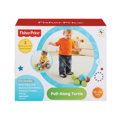 Развивающая игрушка Fisher Price Обущающая черепашка на колесиках