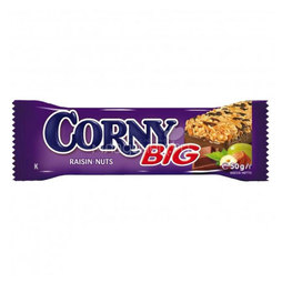 Батончик Corny Big Злаковый 50 гр С изюмом орехом и молочным шоколадом