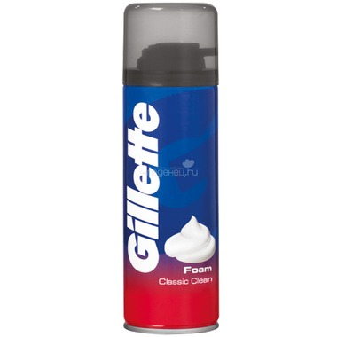 Пена для бритья Gillette 200 мл Classic Clean 0