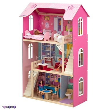 Кукольный домик PAREMO Вдохновение: 16 предметов мебели, 2 лестницы 1