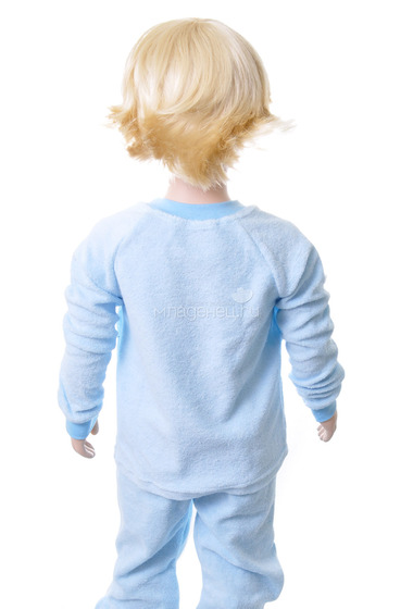 Пижама Детская радуга Махра, цвет светло-голубой  1