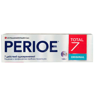 Зубная паста Perioe комплексного действия Total 7 original 120 г 0