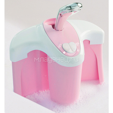 Ванночка-джакузи Summer Infant с душевым краником Lil'Luxuries, розовая 3