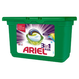 Капсулы для стирки Ariel 3 в 1 PODS Color 15 х 28,8 гр