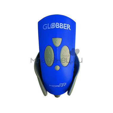 Звонок-фонарик Globber Mini Hornit для самокатов Navy Blue 0