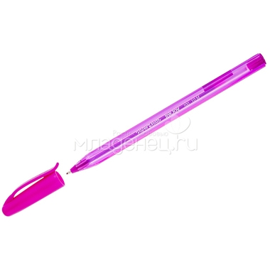 Ручка шариковая PAPER MATE INKJOY 100 с колпачком Розовая 1 мм 0