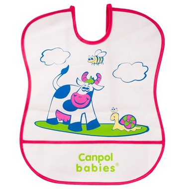 Нагрудник Canpol Babies Хлопок с полимерным покрытием (с 6 мес) 3