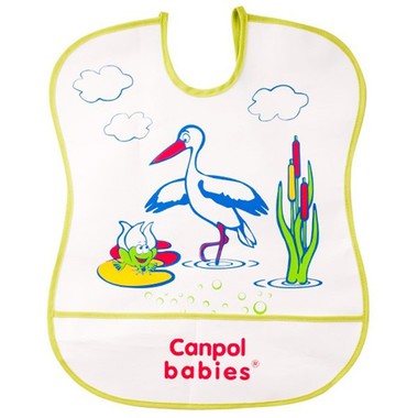 Нагрудник Canpol Babies Хлопок с полимерным покрытием (с 6 мес) 4