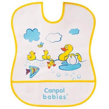 Нагрудник Canpol Babies Хлопок с полимерным покрытием (с 6 мес) 2
