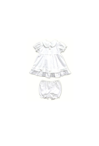 Комплект WWW "Soft touch": платье и шорты, цвет - белый  0