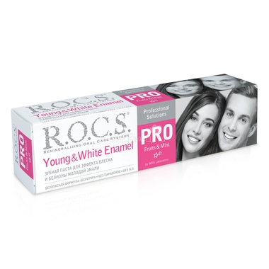 Зубная паста R.O.C.S. PRO Young & White Enamel 135 гр 0