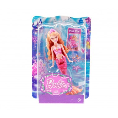 Кукла Barbie Мини русалочки Серия Жемчужная принцесса С красным хвостом 0
