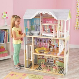 Кукольный домик KidKraft Кайли Kaylee 65251, 10 предметов мебели