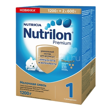 Заменитель Nutricia Nutrilon Premium 1200 гр №1 (с 0 до 6 мес) 0